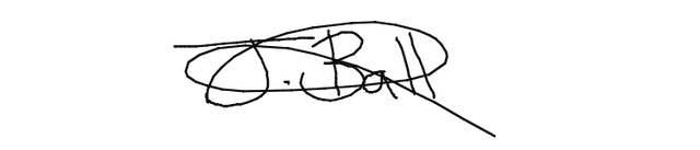 Jason Ball's signature